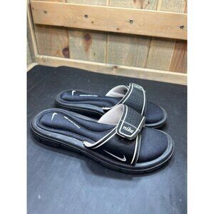 Nike Womens Comfort Footbed Black Slide Sandals Size 6